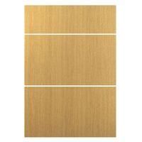 it Kitchens Oak Style Slab Pack C Drawer Fronts 500mm