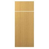 it Kitchens Oak Style Slab Pack M Drawerline Door &amp; Drawer Front 300mm