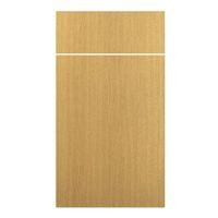 it Kitchens Oak Style Slab Pack P Drawerline Door &amp; Drawer Front 400mm