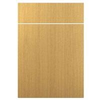 it Kitchens Oak Style Slab Pack Q Drawerline Door &amp; Drawer Front 500mm