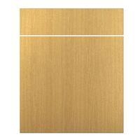 it Kitchens Oak Style Slab Pack S Drawerline Door &amp; Drawer Front 600mm