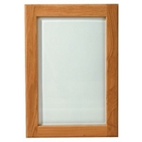 Cooke &amp; Lewis Solid Oak Classic Pack G Glazed Door 500mm