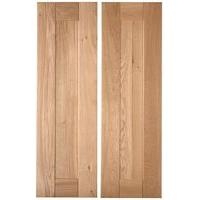 it Kitchens Solid Oak Pack V Larder Doors x 2 300mm