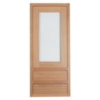 Cooke &amp; Lewis Clevedon Pack W Glazed Door &amp; Drawers 500mm