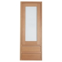 Cooke &amp; Lewis Clevedon Pack W1 Tall Glazed Door &amp; Drawers 500mm