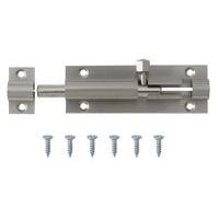 B&amp;Q Barrel Bolt Satin Nickel