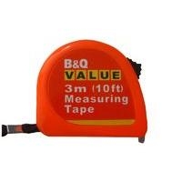 B&amp;Q Value Tape Measure Assorted Colours (L)3m