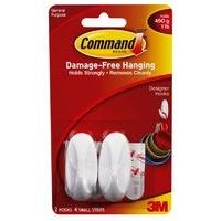 Command Small Oval Hooks