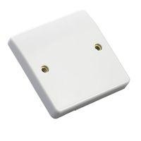 MK Flex Outlet Front Plate White 20 Amp